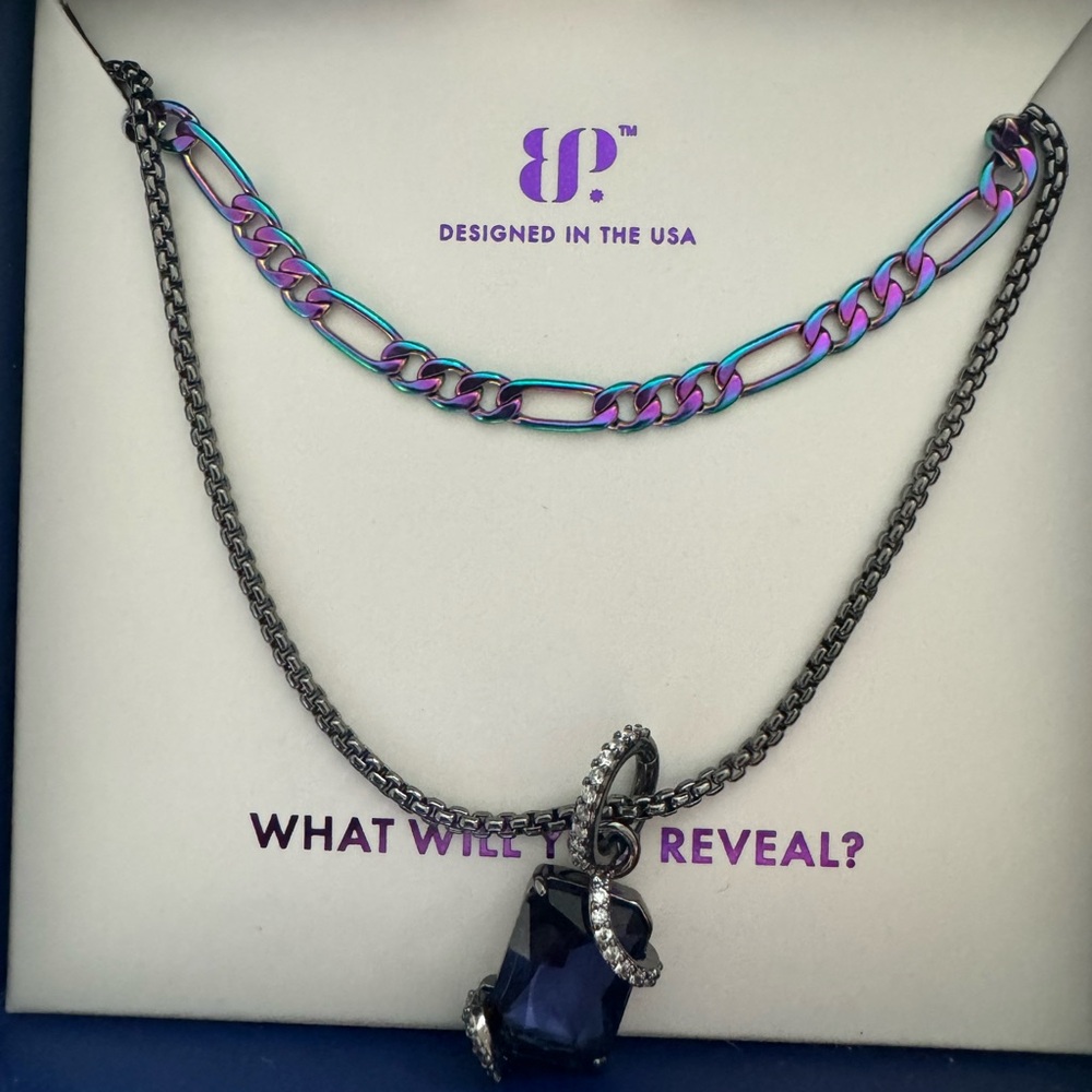 Bomb Party Siren Collection 2025 Moonlit Siren’s Kiss Necklace New in Box.